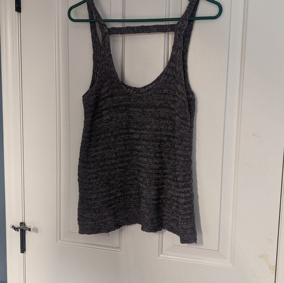 American Eagle Knit Tank Top Grey Size Small - Picture 5 of 5